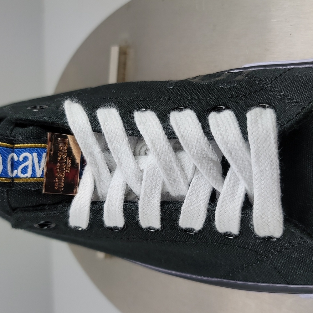 Roberto Cavalli Sport Canvas Men's Sneakers. Brand New. - Picture 9 of 13